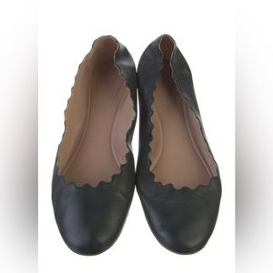 Chloe Scalloped Accent Ballet Flats